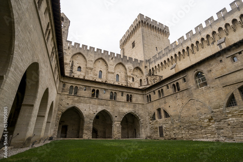 Benoit XII cloister, Palais des Papes, Avignon, Provence, France