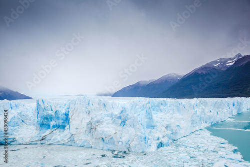 Giant Perito Moreno Glacier. El Calafate, Patagonia, Argentina.