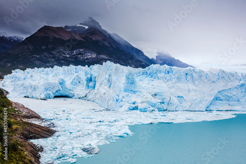 Giant Perito Moreno Glacier. El Calafate, Patagonia, Argentina. photo