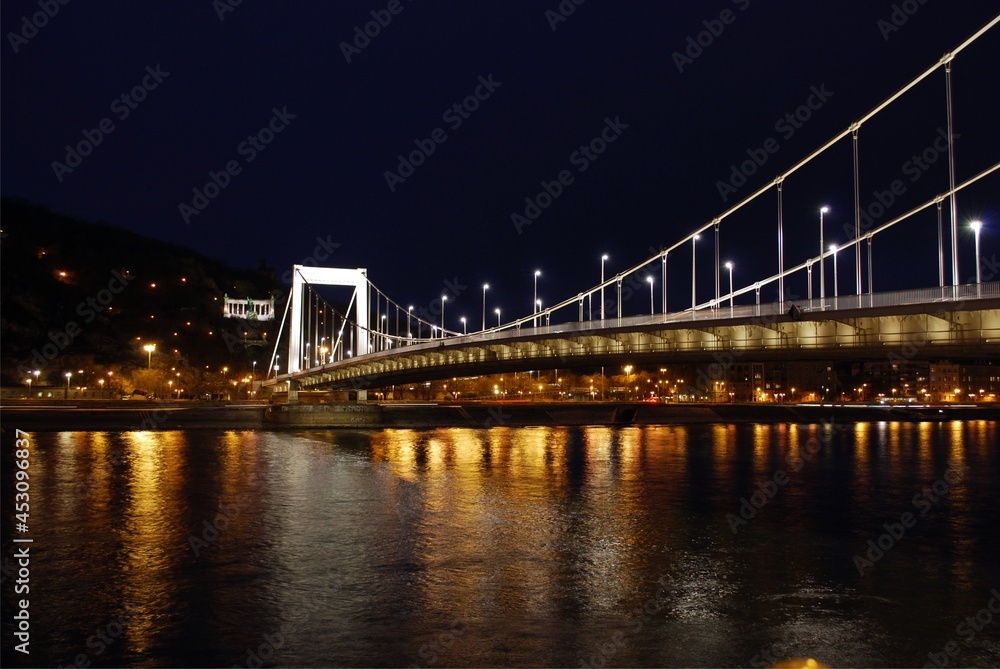 Fototapeta premium Budapest, city, capital of Hungary, river Danube, Dunaj,