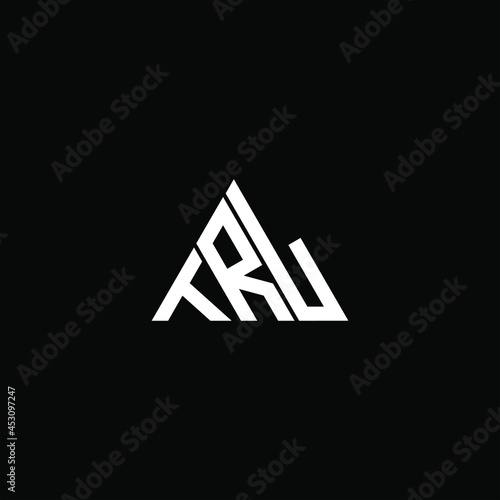 TRL letter logo creative design. TRL unique design
 photo