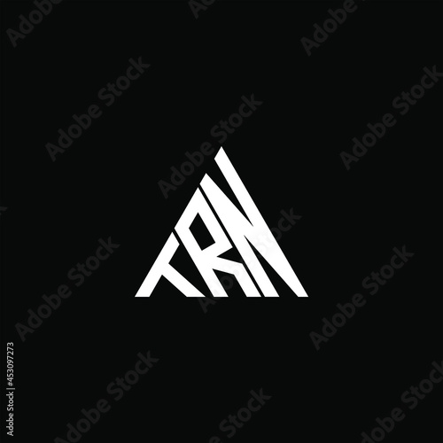 TRN letter logo creative design. TRN unique design

