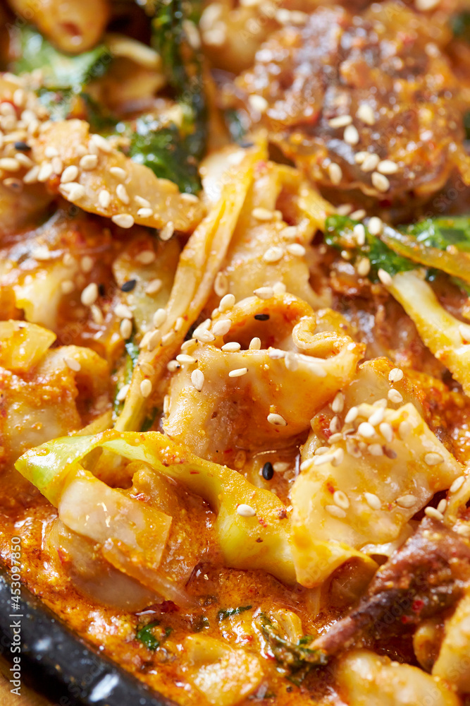 Gopchang-jeongol, Beef Tripe Hot Pot Gopchang-jeongol, Beef Tripe Hot Pot