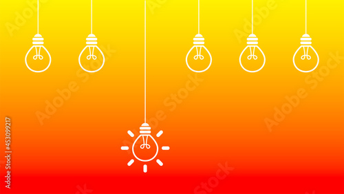 lampadina, idea, colori, creatività, idee	