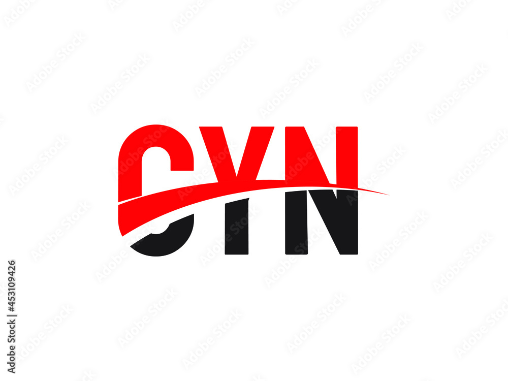 CYN Letter Initial Logo Design Vector Illustration CYN Letter Initial Logo Design Vector Illustration