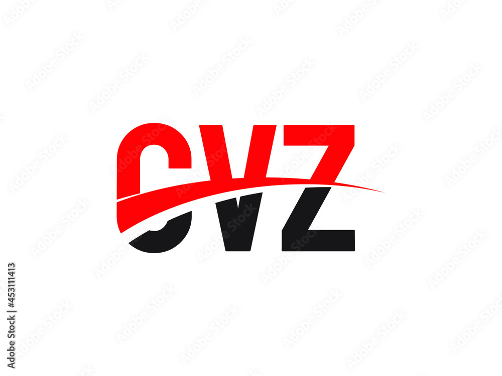 Obraz premium CVZ Letter Initial Logo Design Vector Illustration