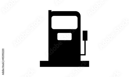 station fuel tank vector