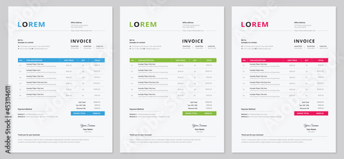 Minimalist Invoice Template Easy to edit and customize