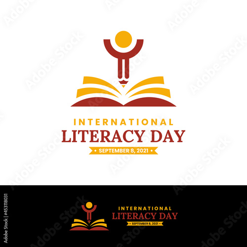 International Literacy Day Logo Design Template