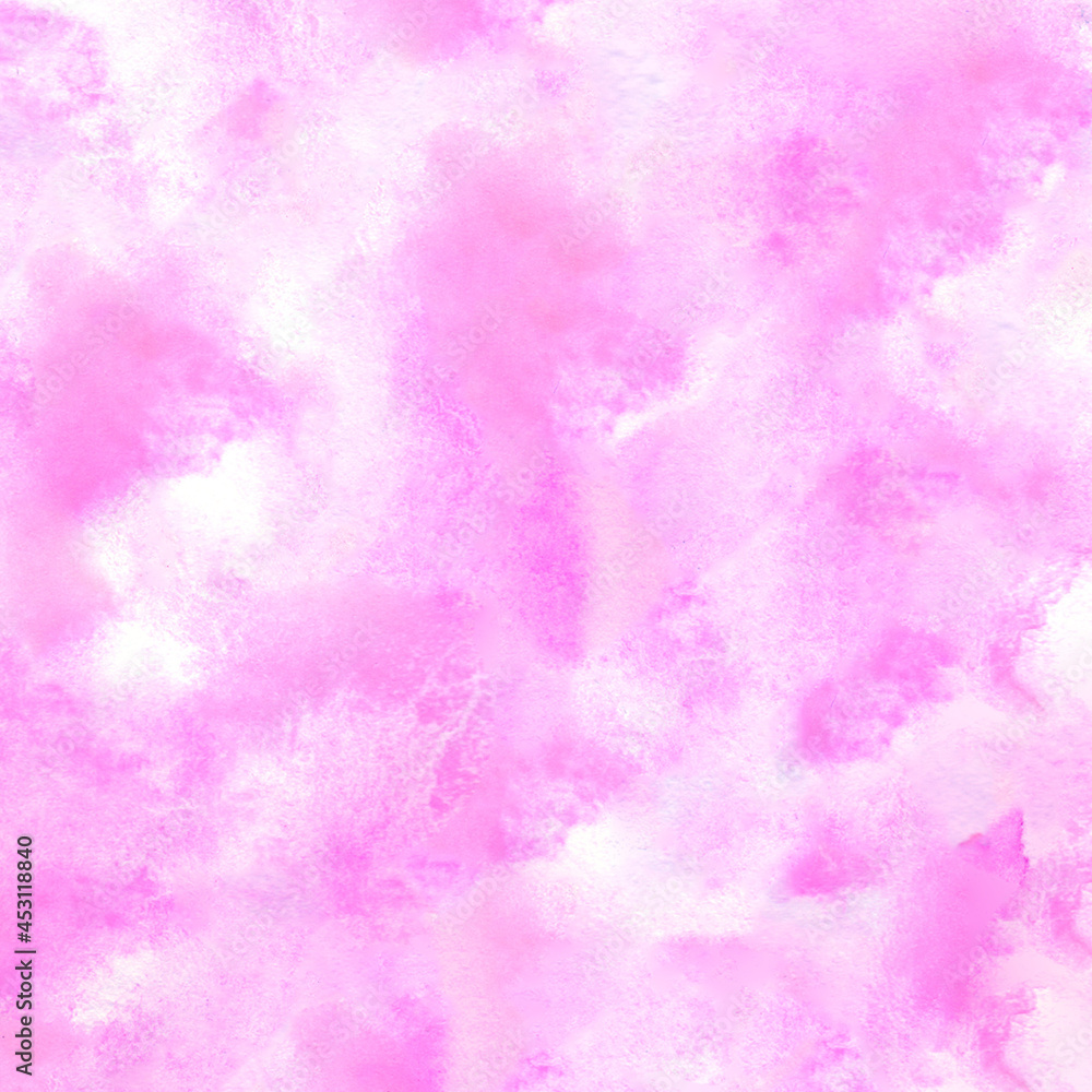 Abstract pink background. Watercolor effect