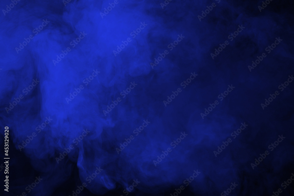 Dark blue color smoke background Dark blue color smoke background