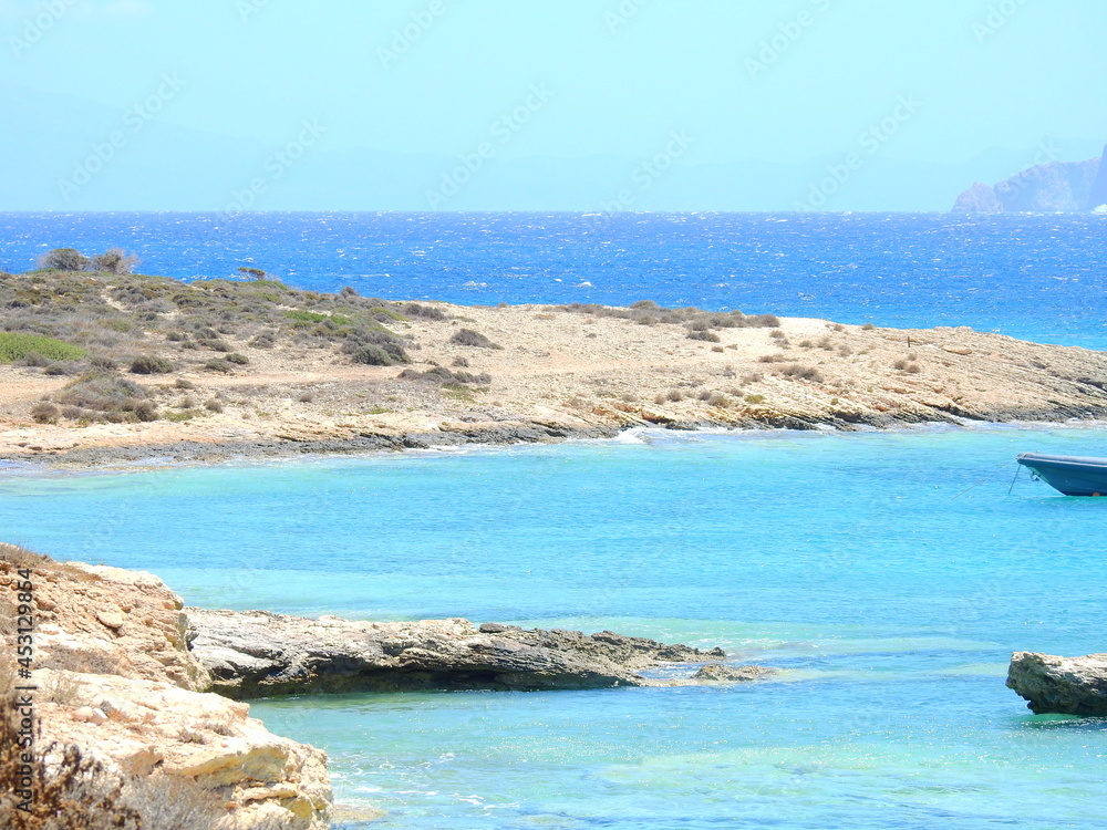 sea and rocks Cyclades Koufonisia August 2021 Aegean Mediterranean