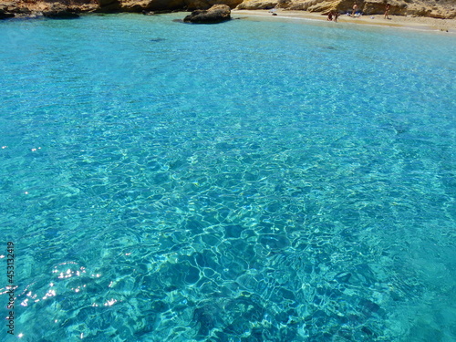 Fototapeta Naklejka Na Ścianę i Meble -   turquoise water in the sea In Greek island of Koufonisi August 2021