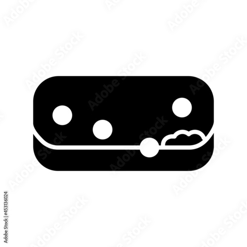 Sponge Glyph Vector Line Icon Design