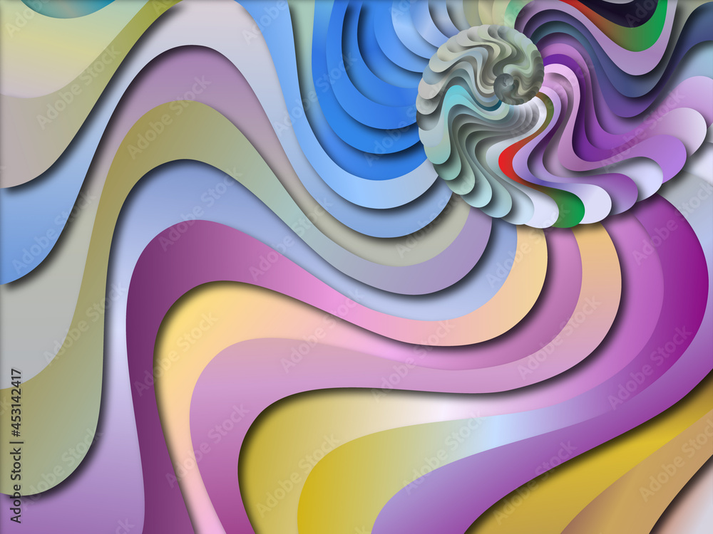 Gradient Wave Swirl Gradient Wave Swirl