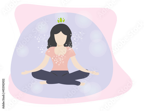 meditation, yoga, girl, girl doing meditation,happy girl, happy woman