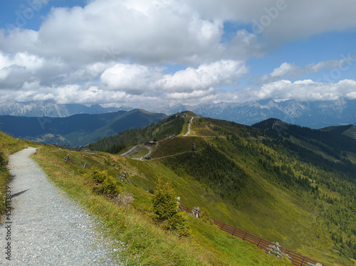 Zell am See, Austria view from the Schmitten mountain