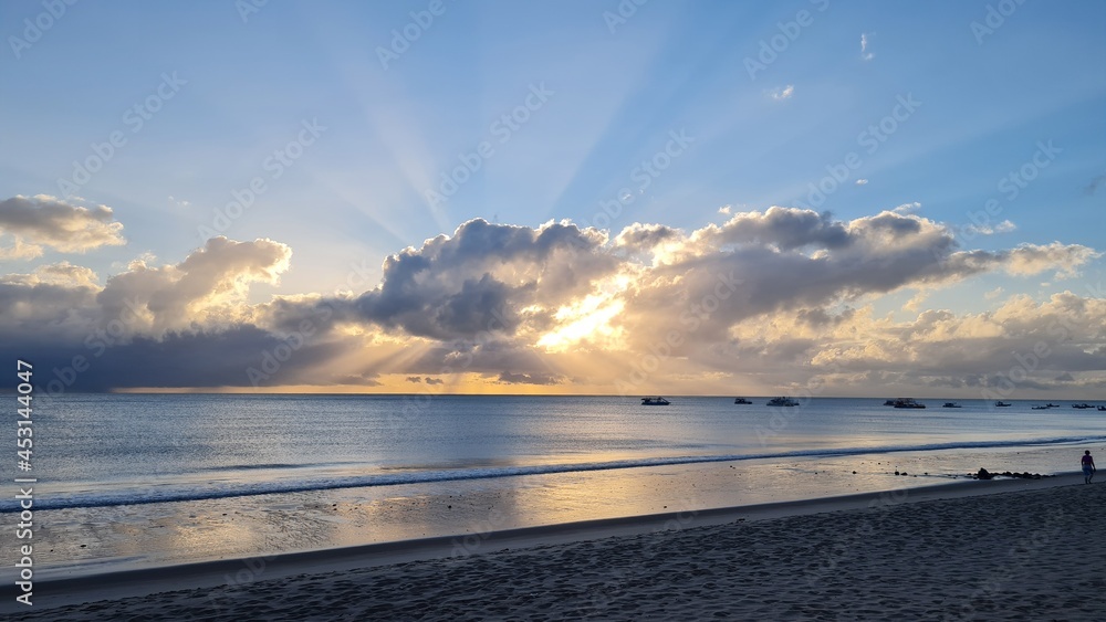 Obraz premium sunset over the sea