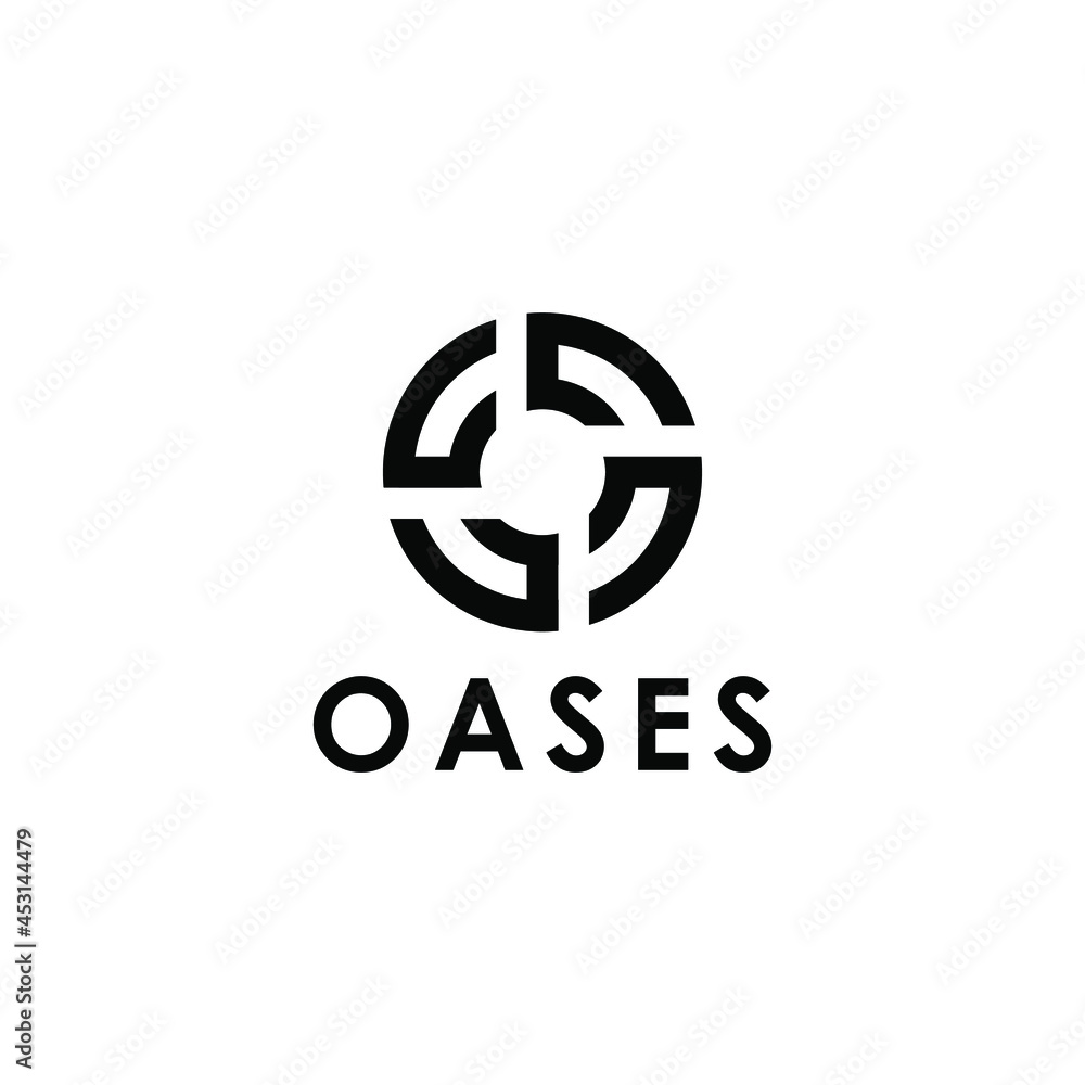 Letter o Oriental Round Chinese Ornament Symbol Logo Design Letter o Oriental Round Chinese Ornament Symbol Logo Design