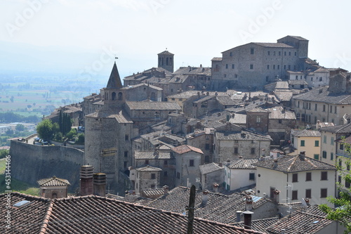 Antico borgo toscano di Anghiari in Valtiberina