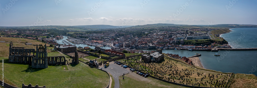 Panoramic view of Whitby