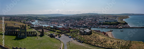 Panoramic view of Whitby