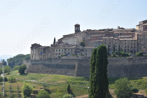 Antico borgo toscano di Anghiari in Valtiberina