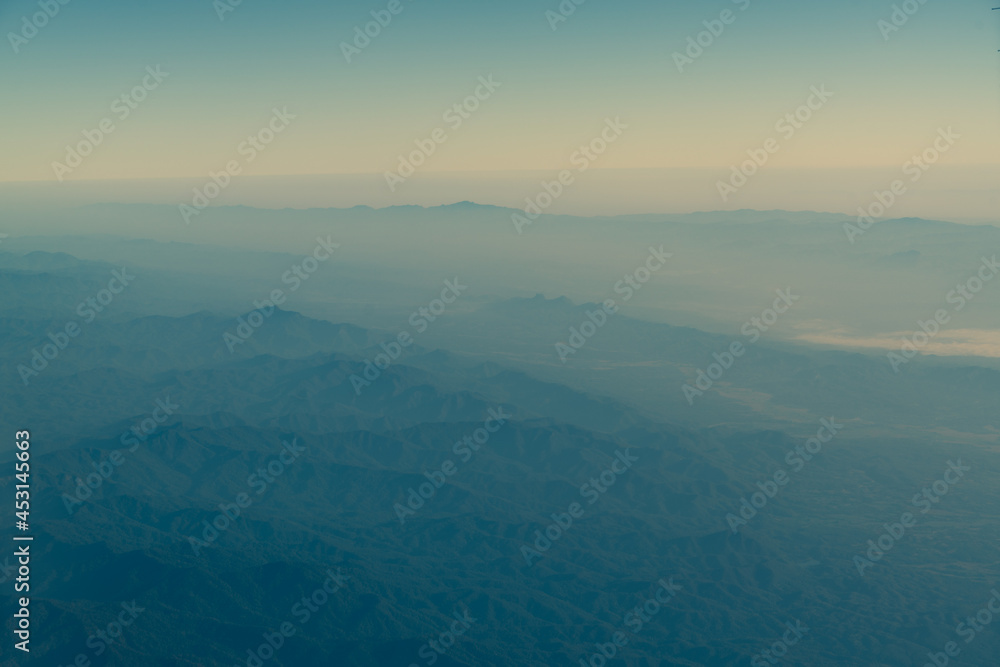 Obraz premium landscape over the mountain