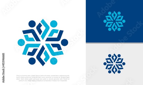 Human Resources Consulting Company, Global Community Logo.
