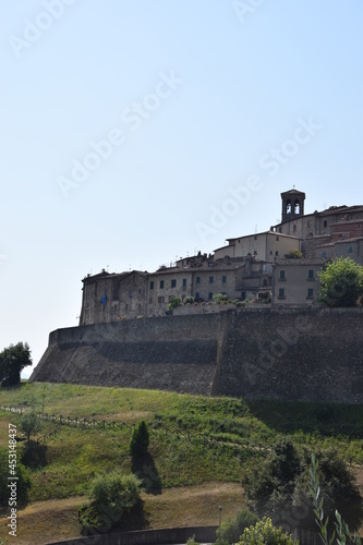 Antico borgo toscano di Anghiari in Valtiberina