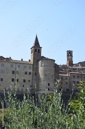 Antico borgo toscano di Anghiari in Valtiberina