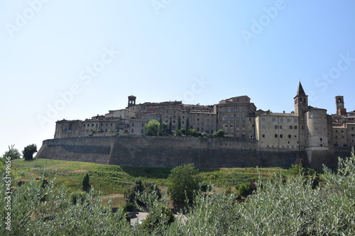 Antico borgo toscano di Anghiari in Valtiberina