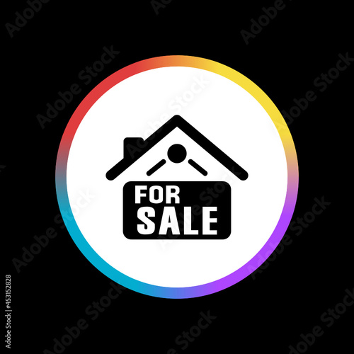 Home For Sale Sign - Sticker
