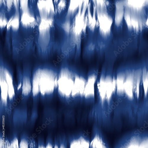 Φωτογραφία Seamless indigo shibori ombre tie dye pattern for surface print