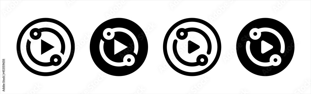 Reverse arrow icon symbol vector. Transition icon. Black transition or reverse vector icons designs can be used for mobile, ui, web. Vector illustration. Reverse arrow icon symbol vector. Transition icon. Black transition or reverse vector icons designs can be used for mobile, ui, web. Vector illustration.
