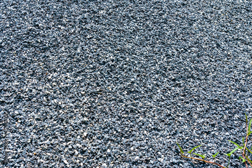 Stone or Concrete Mixer.Gray and Dark Gray two tone of  Gravel used to make concrete , to mix with asphalt , to create road or path, to create floor and  garden, gravel pine. texture , backgrounds and
