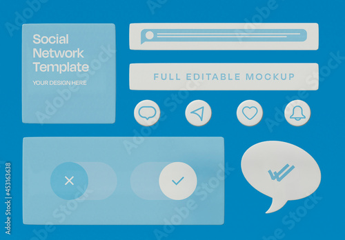 Social Network Design Mockup