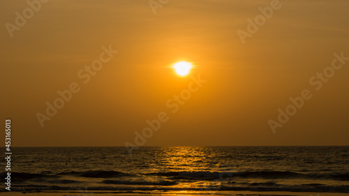sunset at the beach © ivan