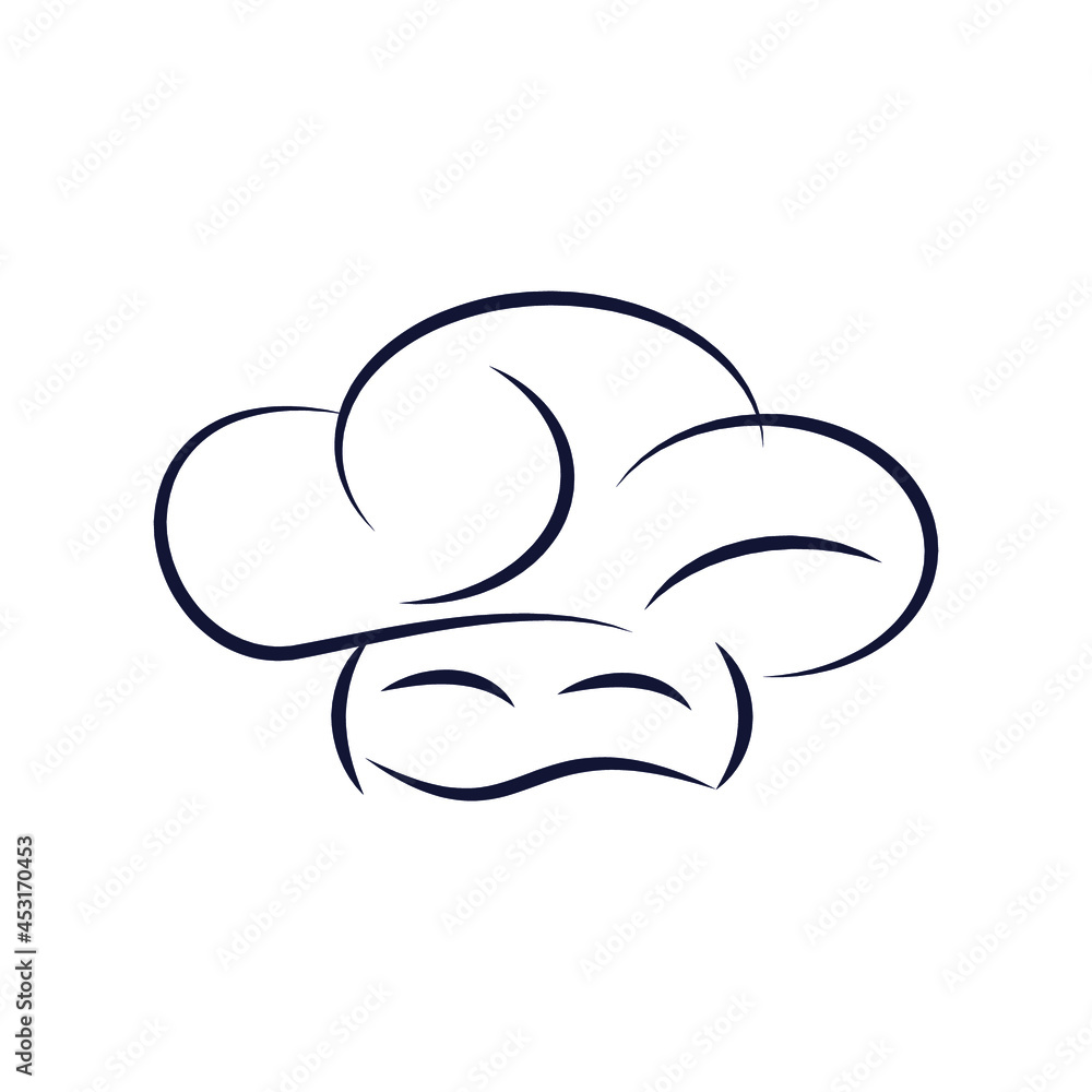 Chef Hat icons symbol vector elements for infographic web Chef Hat icons symbol vector elements for infographic web