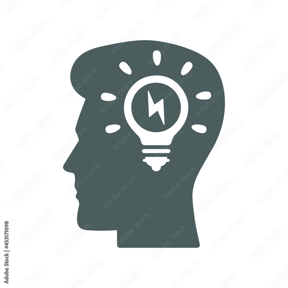 Creative, idea, brainstorm, creativity icon. Gray vector graphics. Creative, idea, brainstorm, creativity icon. Gray vector graphics.