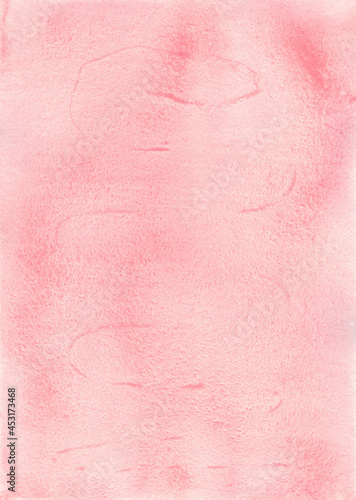 Pink watercolor Template, spring design template with paper texture.