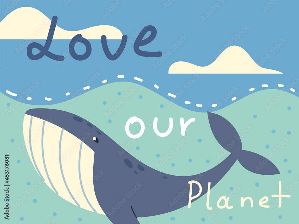love our planet poster