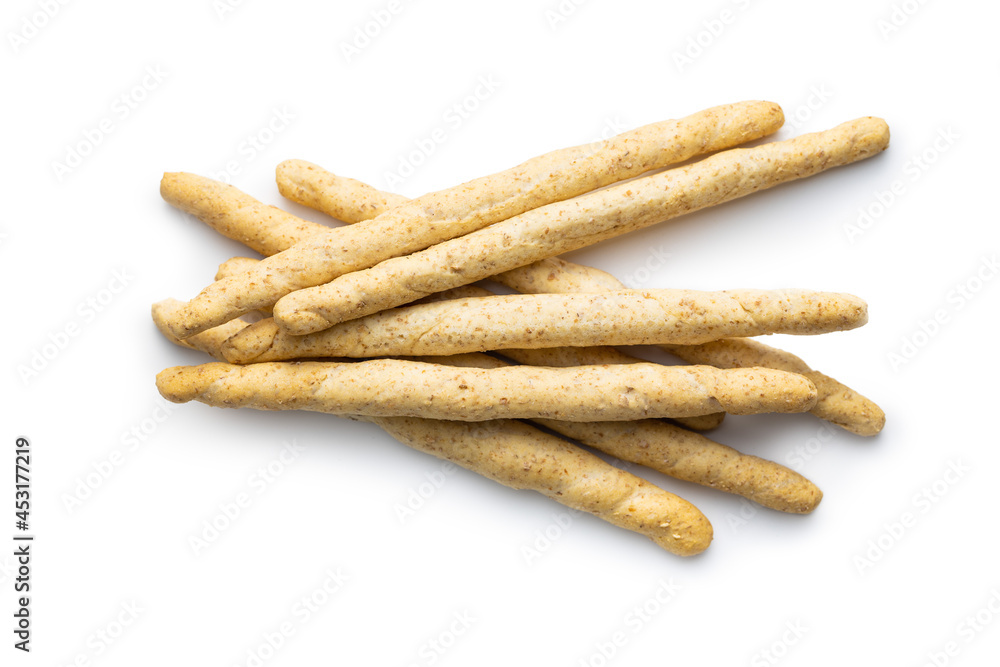 Grissini sticks. Traditional italian bread sticks. Grissini sticks. Traditional italian bread sticks.
