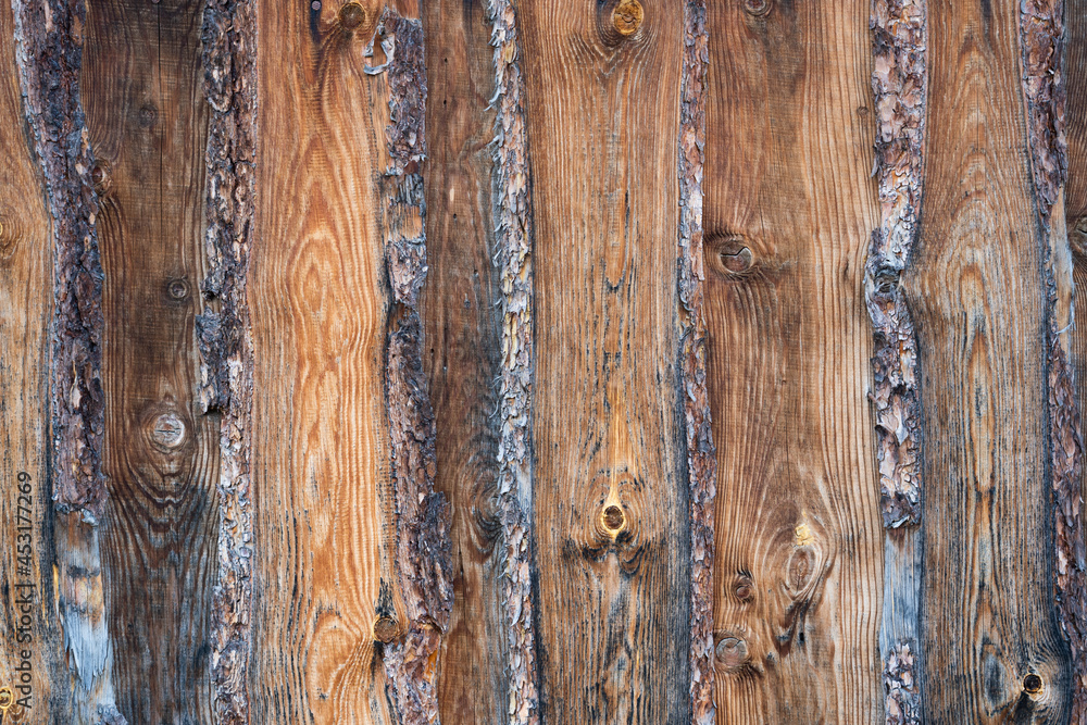 Wooden barn wall made of boards. Wooden barn wall made of boards.