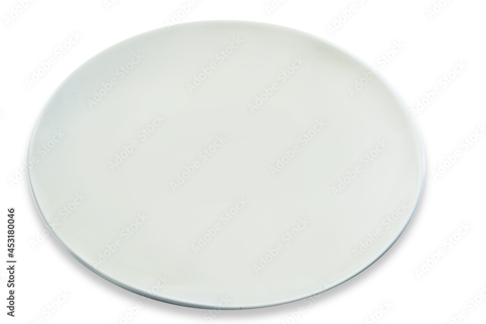 Empty plate isolated on a white background Empty plate isolated on a white background