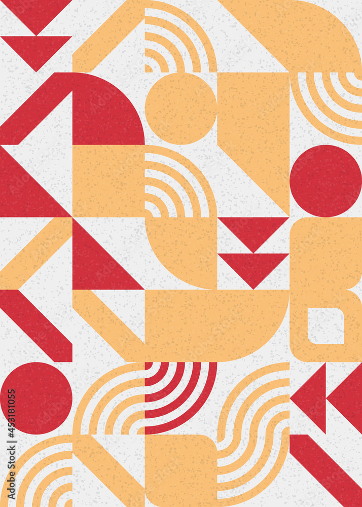 Obraz premium Abstract Geometric Pattern generative computational art illustration