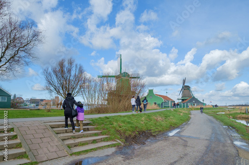 Zaanse Schans, Noord-Holland Province, The Netherlands photo