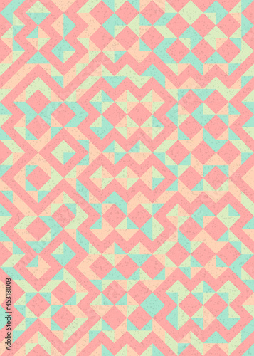 Abstract Geometric Pattern generative computational art illustration