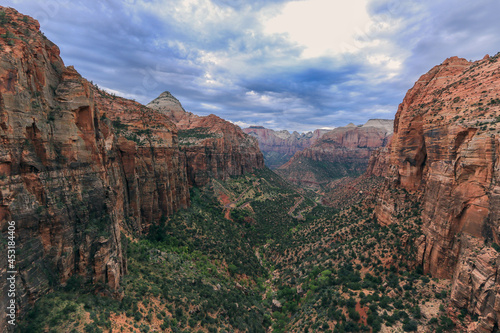 Views of Zion National Park in California