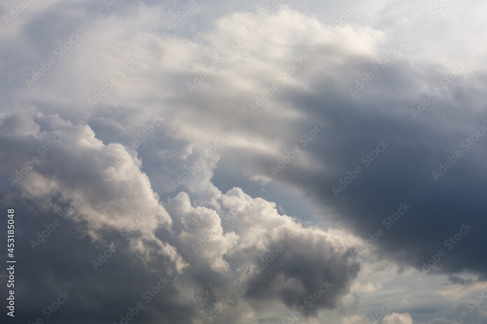Sunset sky with clouds landscape Sunset sky with clouds landscape